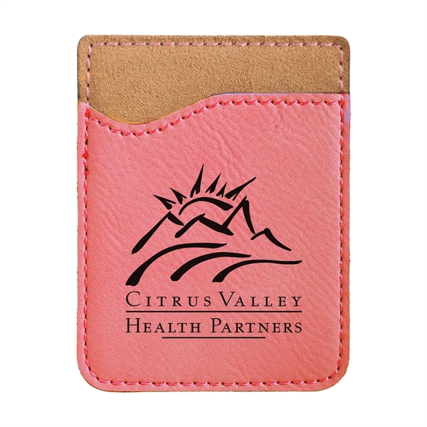 Phone wallet with a variety of color options and made of... from ASI 59080 Halls & Company
