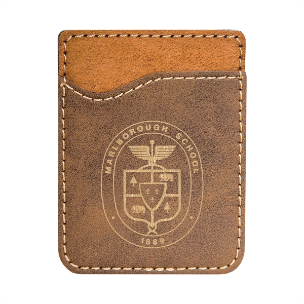 Phone wallet with a variety of color options and made of... from ASI 59080 Halls & Company