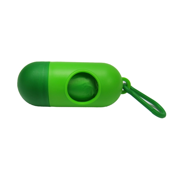 Two-Tone pet trash bag dispenser with 20 poly bags included and... from ASI 92980 WOV-IN® / Promopet