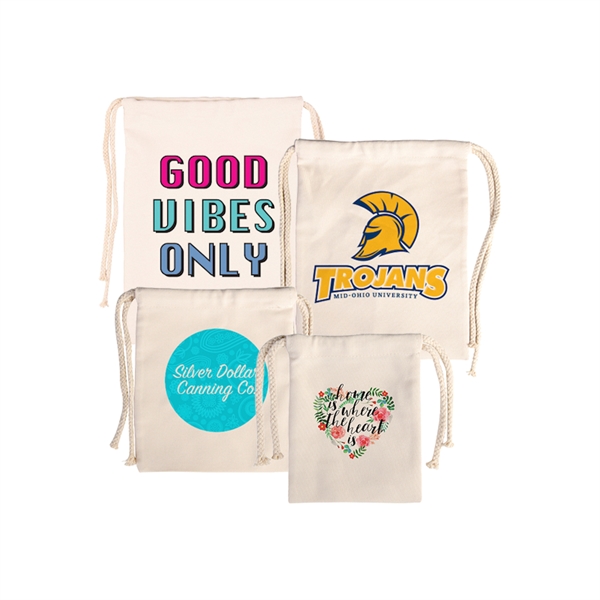 Sublimated Drawstring Canvas Bag... from ASI 72657 Active Life Promo / Apres Ski