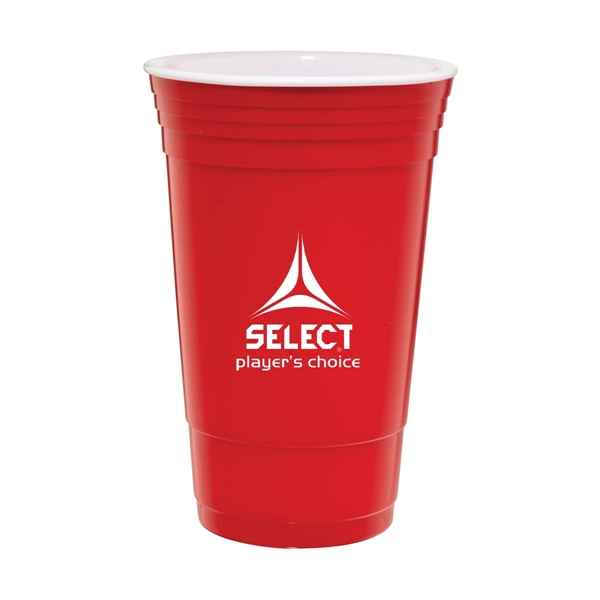 16 ounce double-wall insulated plastic stadium cup. Made in the USA.... from ASI 63549 Jornik Manufacturing Corp / Jornik