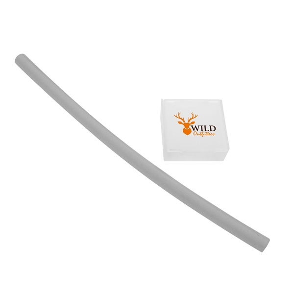 10" straw is made of food-grade silicone is a reusable eco-friendly... from ASI 91411 Toddy Gear