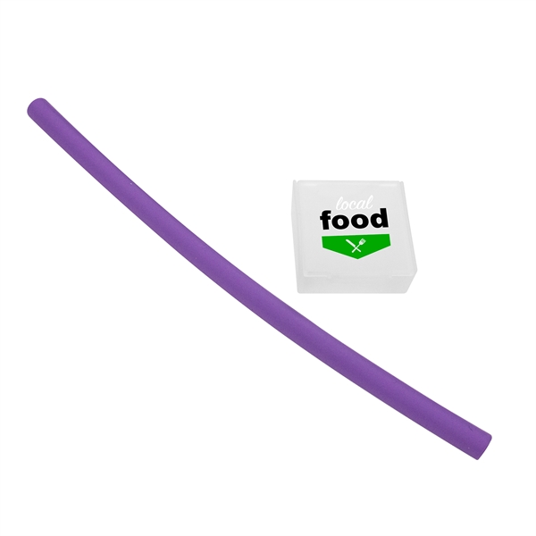 10" straw is made of food-grade silicone is a reusable eco-friendly... from ASI 91411 Toddy Gear