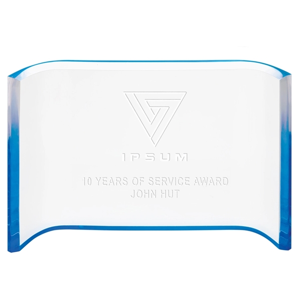 Blue Acrylic Crescent... from ASI 72657 Active Life Promo / Apres Ski