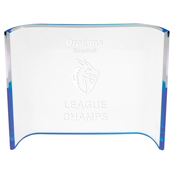 Blue Acrylic Crescent... from ASI 72657 Active Life Promo / Apres Ski