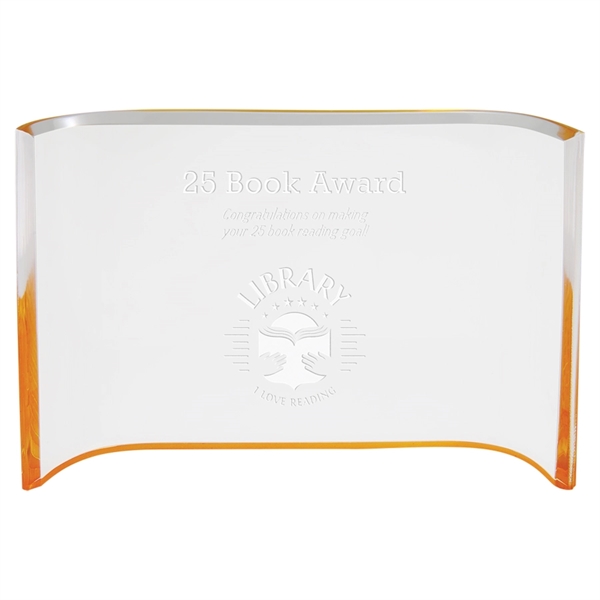 Gold Acrylic Crescent... from ASI 72657 Active Life Promo / Apres Ski