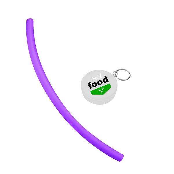 10" straw is made of food-grade silicone and is reusable, reducing... from ASI 91411 Toddy Gear