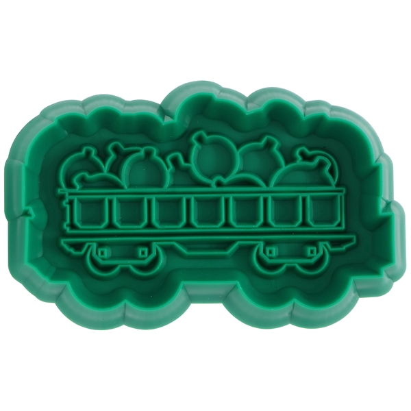 3" x 3" plastic custom shaped cookie press. FDA approved and... from ASI 59683 Harco Enterprises LTD / Harco Enterprises