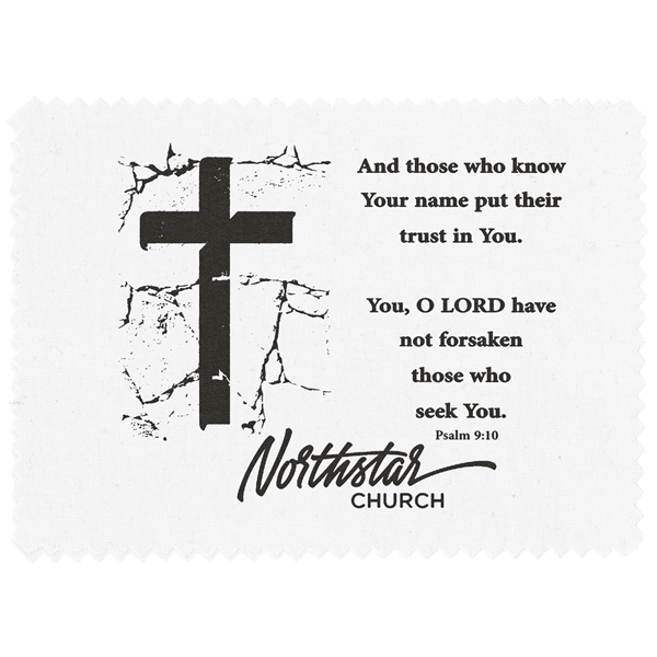 5" x 7" pinked rectangular prayer cloth with imprint.... from ASI 31260 AdCapitol