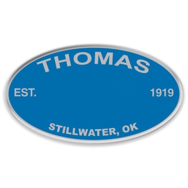 Decal measuring up to 3 square inches with a domed coating... from ASI 66390 LarLu