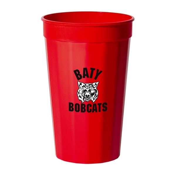 Tall 22 oz. fluted colored stadium cup.... from ASI 88200 TK Sorg's - A Div of Arch Promo Group, LLC / PETITE