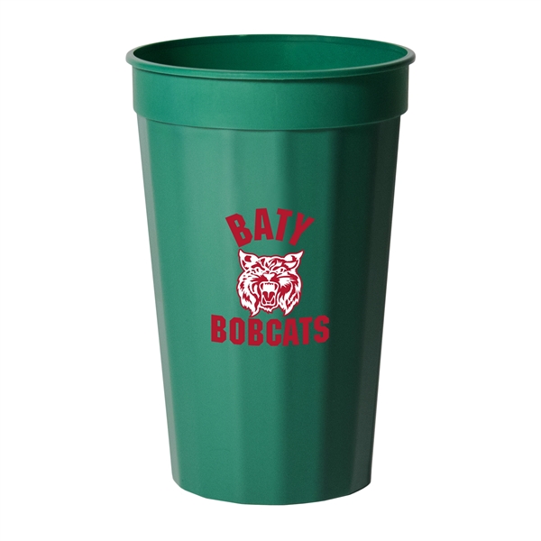 Tall 22 oz. fluted colored stadium cup.... from ASI 88200 TK Sorg's - A Div of Arch Promo Group, LLC / PETITE