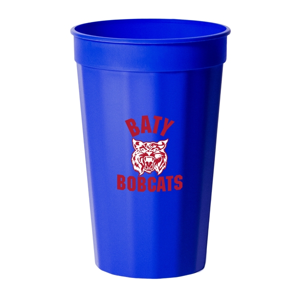 Tall 22 oz. fluted colored stadium cup.... from ASI 88200 TK Sorg's - A Div of Arch Promo Group, LLC / PETITE