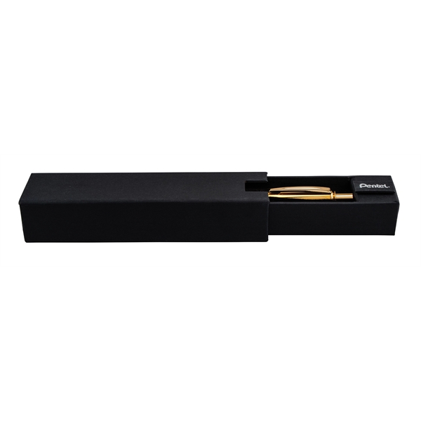 Pentel EnerGel Gold Alloy Gel Ink Pen, real gold accents, quick... from ASI 77240 Pentel Of America LTD / Pentel®
