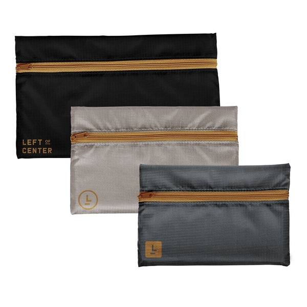 ZIP FRONT POUCHES RIPSTOP - LEFT OF CENTER - Large 10"... from ASI 74710 Numo