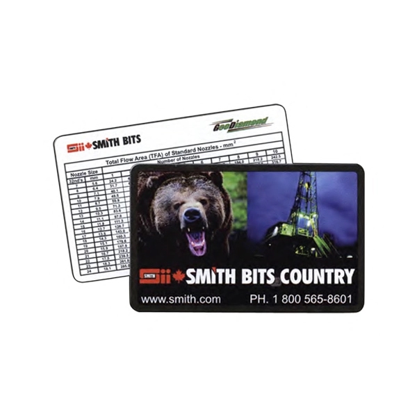 Wallet card, 2.125" x 3.375", plastic.... from ASI 87400 ArtechPro