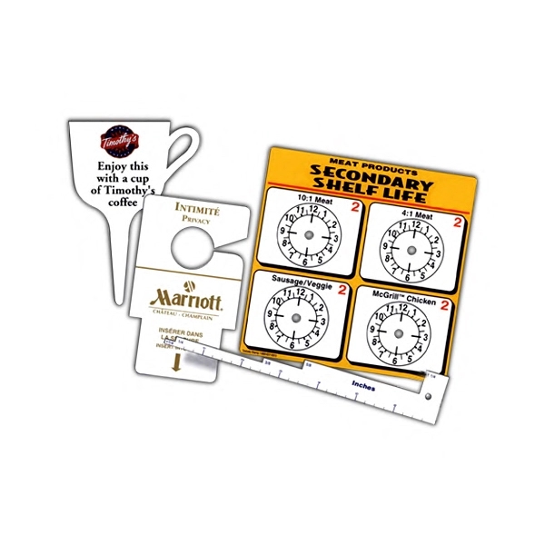 Custom shaped plastic items made with .040 thickness white matte styrene... from ASI 87400 ArtechPro