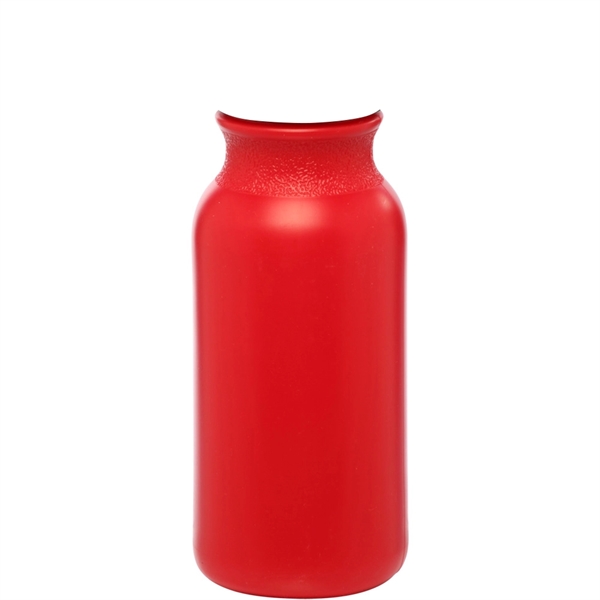 Water bottle made of high density polyethylene with ridged cap and... from ASI 39552 BEL Promo