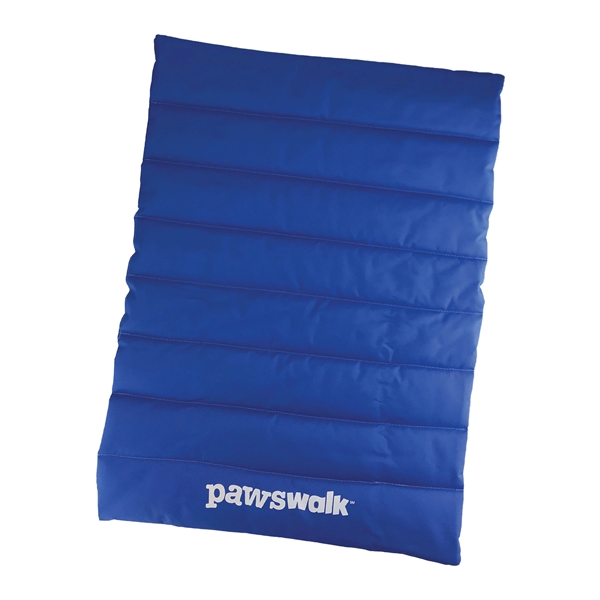 This 22.5" x 31" pet travel roll-up mat is made from... from ASI 92980 WOV-IN® / Promopet