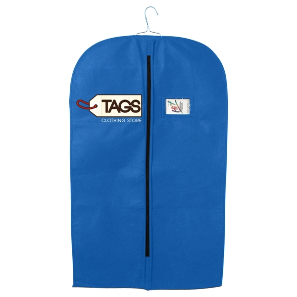 Non-woven garment bag with front zipper and identification window.... from ASI 61125 Hit Promotional Products / Hit®