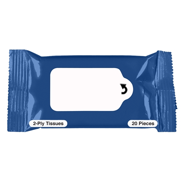 Tisue Packet.  Contains 20 Tissues.  Fits in your Pocket... from ASI 61125 Hit Promotional Products / Hit®