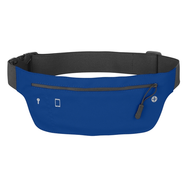Running Belt Fanny Pack. Lg Zippered Front Pocket. Inside Key Pocket.... from ASI 61125 Hit Promotional Products / Hit®