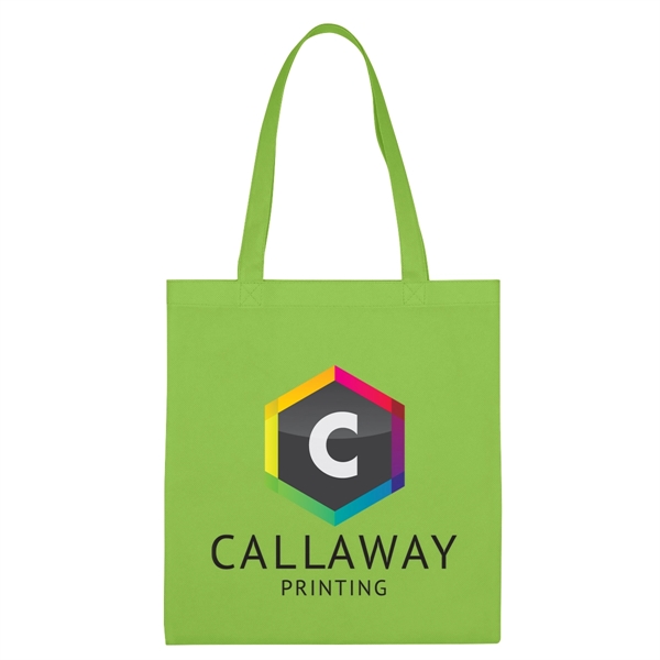Non-Woven Economy Tote Bag.  Made of 80 Gram Non-Woven, Coated... from ASI 61125 Hit Promotional Products / Hit®