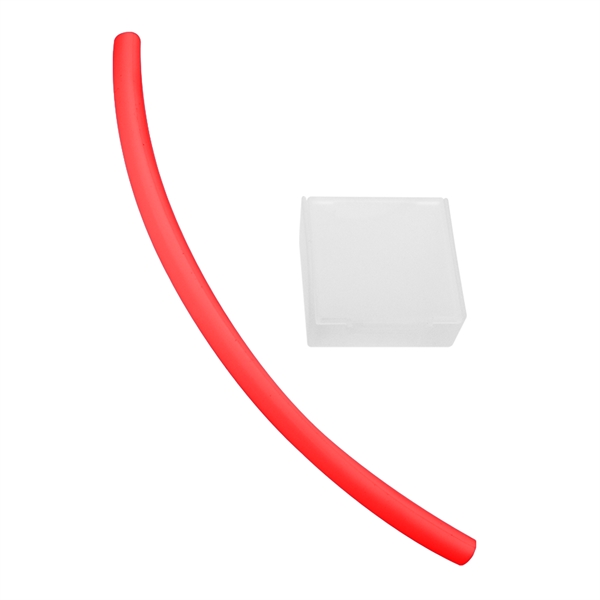 10" straw is made of food-grade silicone is a reusable eco-friendly... from ASI 91411 Toddy Gear