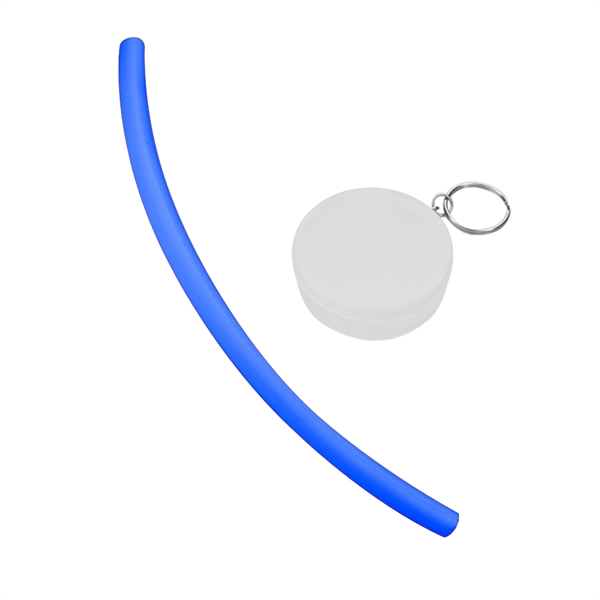 10" straw is made of food-grade silicone and is reusable, reducing... from ASI 91411 Toddy Gear