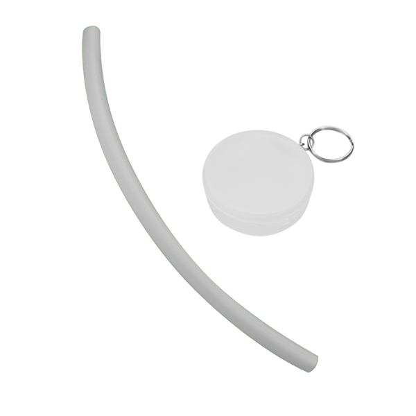 10" straw is made of food-grade silicone and is reusable, reducing... from ASI 91411 Toddy Gear
