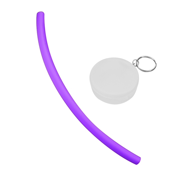 10" straw is made of food-grade silicone and is reusable, reducing... from ASI 91411 Toddy Gear