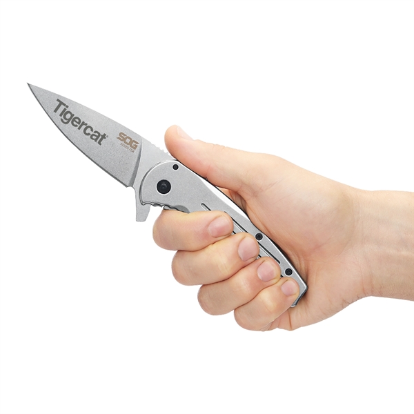 The Aegis FLK from SOG Knives is made from a durable... from ASI 46170 Compass Industries Inc