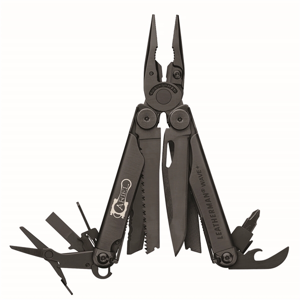 Customize Leatherman, makers of the best USA-Made Multiool. Wave Plus in... from ASI 46170 Compass Industries Inc