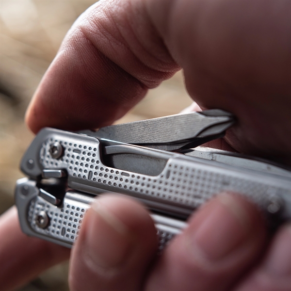 This full sized Multi-tool from the Leatherman Free series, makes for... from ASI 46170 Compass Industries Inc
