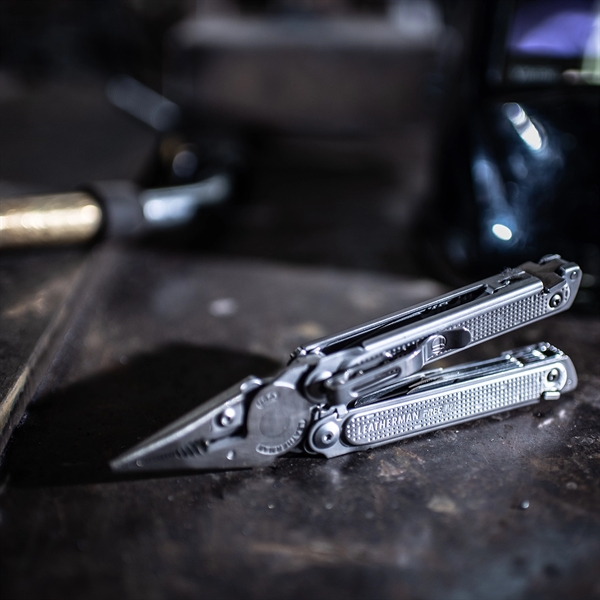 This full sized Multi-tool from the Leatherman Free series, makes for... from ASI 46170 Compass Industries Inc