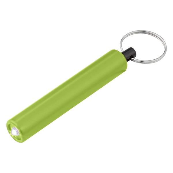 Mini LED flashlight with a split ring key tag attached.... from ASI 61125 Hit Promotional Products / Hit®