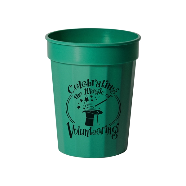 Tall 16 oz. fluted colored stadium cup.... from ASI 88200 TK Sorg's - A Div of Arch Promo Group, LLC / PETITE