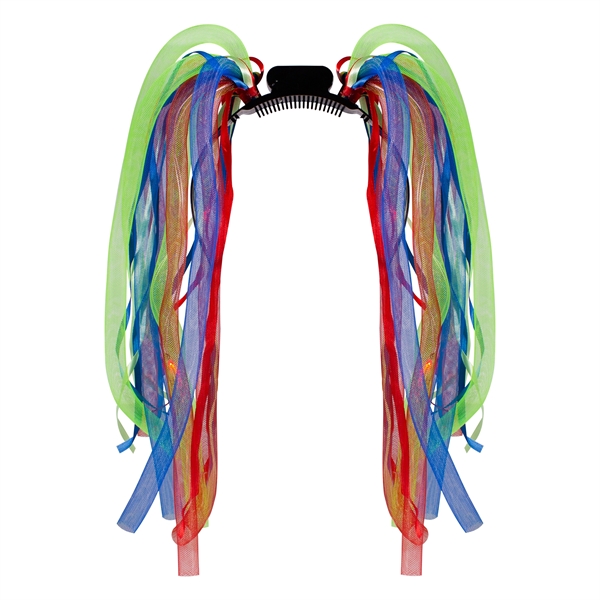 Rainbow colored LED light up dreads headband.... from ASI 42016 Brighter Promotions Inc / Chemical Light™