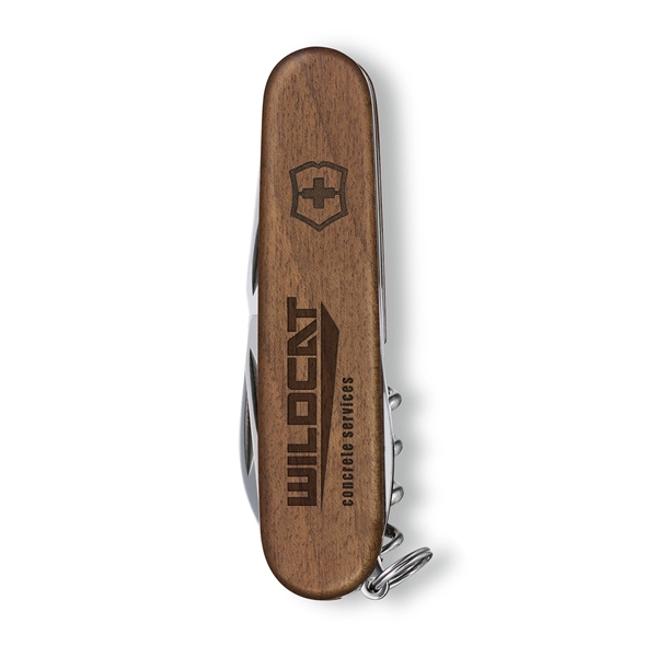 The Spartan Swiss Army knife with a walnut wood construction.... from ASI 46170 Compass Industries Inc