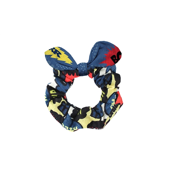 Full-color, full-bleed scrunchie with ability to add hang tag and woven... from ASI 45657 Pop! Promos