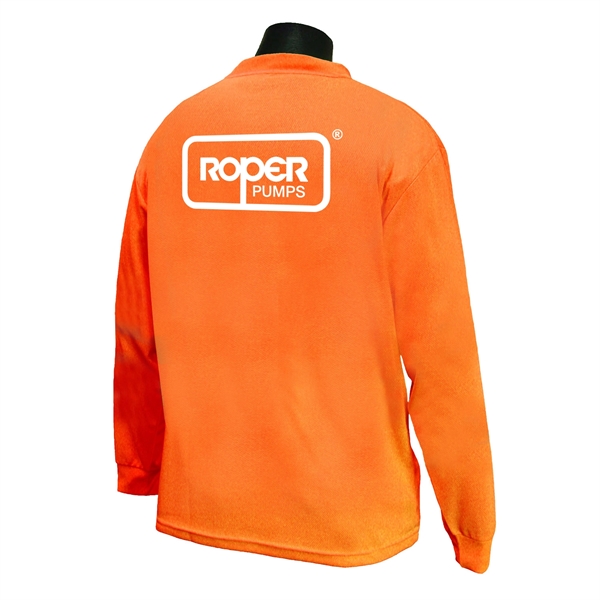 Non-Rated Long Sleeve safety T-shirt with Max-Dri, Moisture Wicking Mesh.... from ASI 46170 Compass Industries Inc