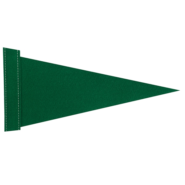 4" x 10" Felt pennant with edge strip.... from ASI 77280 Pepco Poms / Pepco Poms