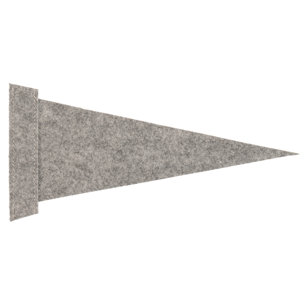 4" x 10" Felt pennant with edge strip.... from ASI 77280 Pepco Poms / Pepco Poms