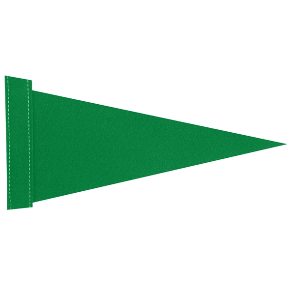 4" x 10" Felt pennant with edge strip.... from ASI 77280 Pepco Poms / Pepco Poms