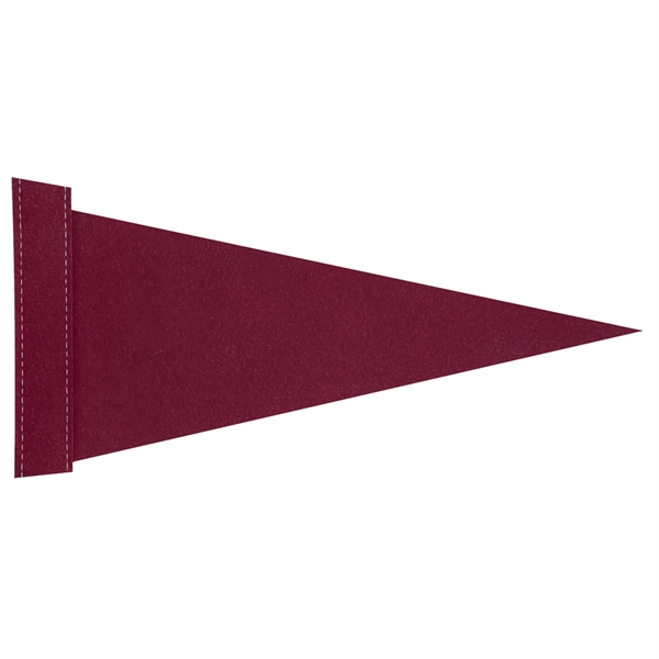 4" x 10" Felt pennant with edge strip.... from ASI 77280 Pepco Poms / Pepco Poms