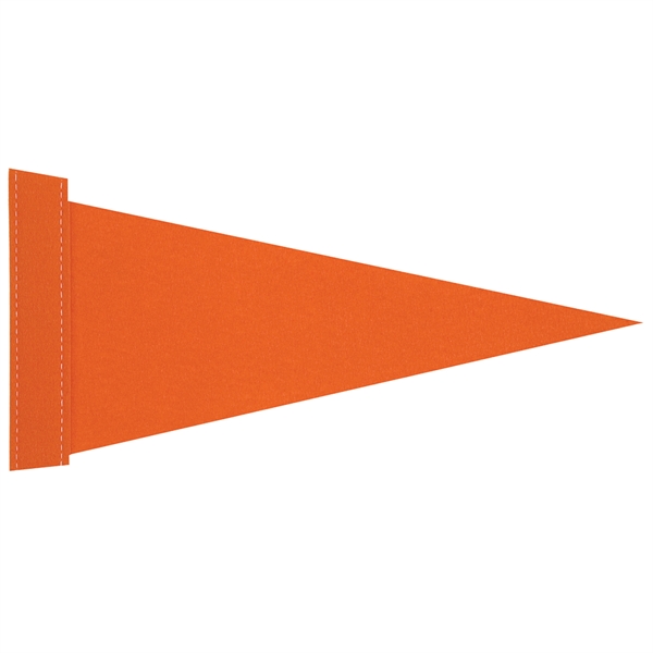 4" x 10" Felt pennant with edge strip.... from ASI 77280 Pepco Poms / Pepco Poms