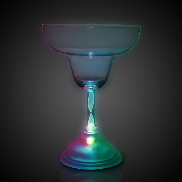 10 oz Light up flashing multicolor LED Glow Drinking Bar margarita... from ASI 42016 Brighter Promotions Inc / Chemical Light™
