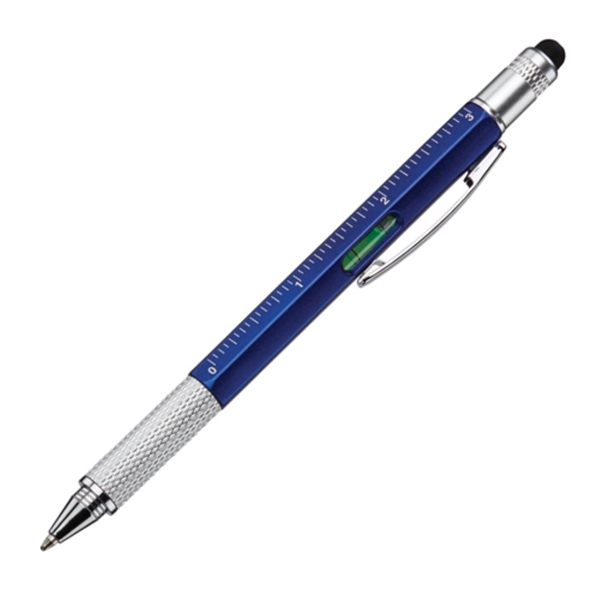 Plastic 5-in-1 ballpoint pen, stylus, ruler, level and star/slot screwdriver... from ASI 84592 St Regis Group