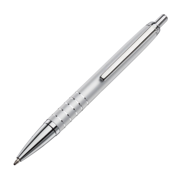 Metal click action ballpoint pen with chrome trim... from ASI 84592 St Regis Group