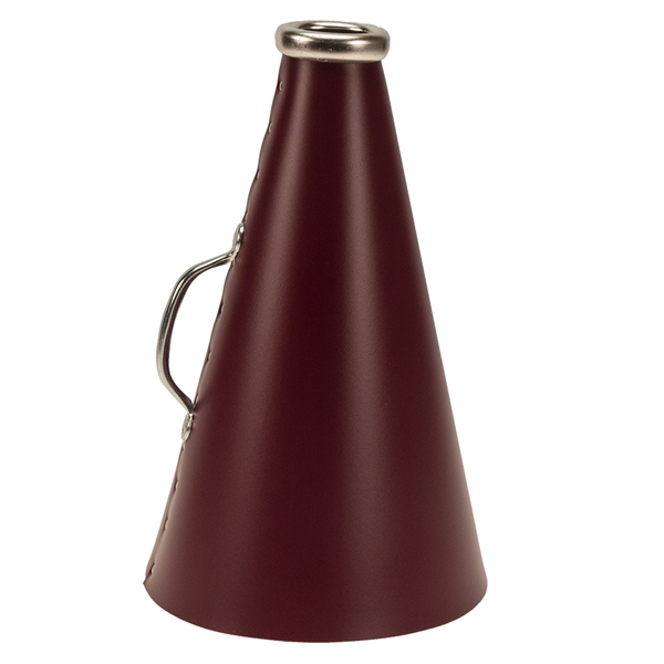 Blank megaphone made of plastic with steel handle and aluminum mouthpiece.... from ASI 77280 Pepco Poms / Pepco Poms